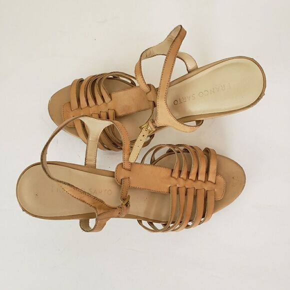 Franco Sarto Martin platform heels in natural - Picture 2 of 6